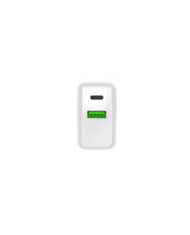 NATEC ŁADOWARKA SIECIOWA RIBERA USB-A + USB-C 20W POWER DELIVERY BIAŁA NUC-2061