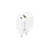 NATEC ŁADOWARKA SIECIOWA RIBERA USB-A + USB-C 20W POWER DELIVERY BIAŁA NUC-2061