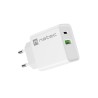 NATEC ŁADOWARKA SIECIOWA RIBERA USB-A + USB-C 20W POWER DELIVERY BIAŁA NUC-2061