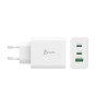 Ładowarka sieciowa j5create 65W GaN USB-C 3-Port Charger - EU (2xUSB-C 1xUSB3.0 kolor biały) JUP3365E-EN