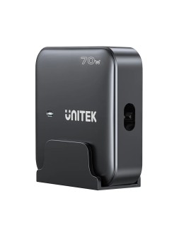 UNITEK ŁADOWARKA BIURKOWA GAN 70W 2XUSB-A 2XUSB-C