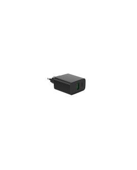 GEMBIRD 2-PORTOWA SZYBKA ŁADOWARKA SIECIOWA POWER DELIVERY USB TYP-C, 20W, CZARNA