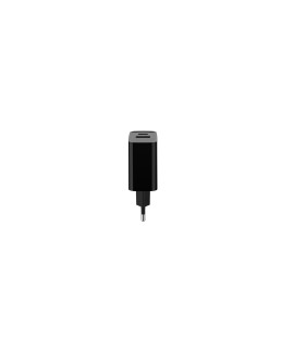 GEMBIRD 2-PORTOWA SZYBKA ŁADOWARKA SIECIOWA POWER DELIVERY USB TYP-C, 20W, CZARNA