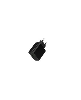 GEMBIRD 2-PORTOWA SZYBKA ŁADOWARKA SIECIOWA POWER DELIVERY USB TYP-C, 20W, CZARNA