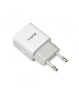 Ładowarka sieciowa IBOX C-35 1A WHITE ILUC35W (USB kolor biały)