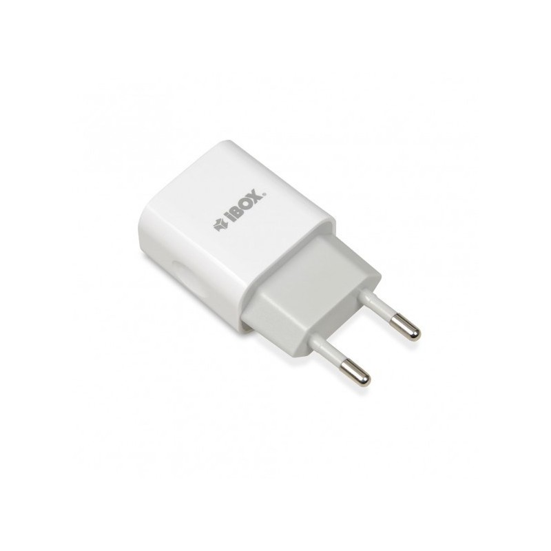 Ładowarka sieciowa IBOX C-35 1A WHITE ILUC35W (USB kolor biały)