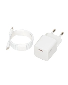 ŁADOWARKA SIECIOWA I-BOX C-38 PD30W USB-C, KABEL