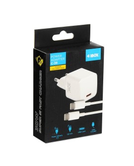 ŁADOWARKA SIECIOWA I-BOX C-38 PD30W USB-C, KABEL