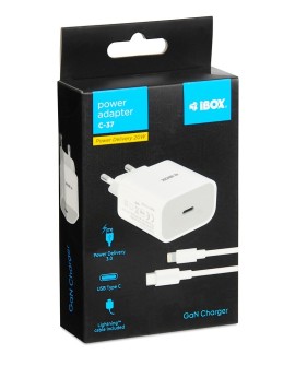 ŁADOWARKA SIECIOWA I-BOX C-37 PD20W USB-C
