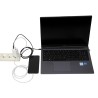 ŁADOWARKA SIECIOWA I-BOX C-65 GAN PD65W KABEL, BIAŁA