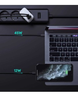 AUKEY PA-B3 WHITE OMNIA MIX GAN USB-C 65W PD 3.0