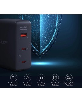 AUKEY PA-B7O ŁADOWARKA SIECIOWA GAN USB-C 140W PD