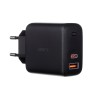 AUKEY PA-B3 BLACK ŁADOWARKA SIECIOWA 65W 2XUSB-C