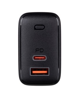 AUKEY PA-B3 BLACK ŁADOWARKA SIECIOWA 65W 2XUSB-C