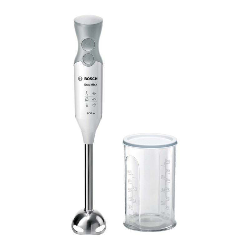 Blender ręczny BOSCH MSM66110 (600W kolor biały, kolor szary)