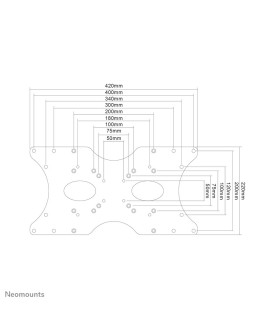 Neomounts FPMA-VESA400 akcesorium do montażu monitorów