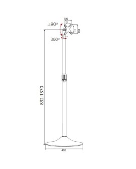 TECHLY STOJAK PODŁOGOWY LCD/LED 13-27 CALI 137 CM