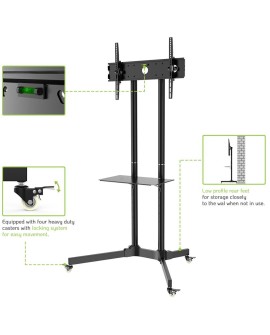 TECHLY STOJAK MOBILNY TV LED/LCD 30-65 CALI 60KG 1