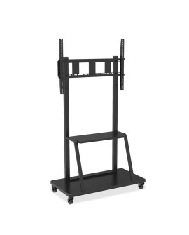 TECHLY STOJAK MOBILNY TV LED/LCD/PDP 55-100 CALI 150KG Z PÓŁKĄ ICA-TR30