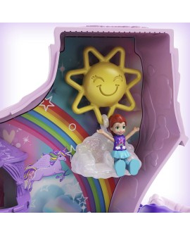 Polly Pocket Jednorożec niespodzianka Zestaw kompaktowy GVL88 p2 MATTEL