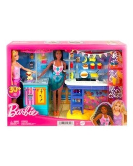 Barbie Dzień nad morzem Zestaw 2 lalki HNK99