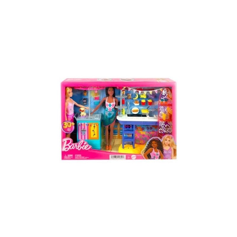 Barbie Dzień nad morzem Zestaw 2 lalki HNK99
