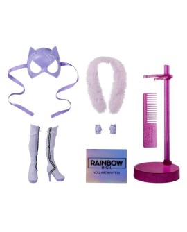 MGA Lalka Rainbow High Fall Theme VC Violett Willow Kostium balowy 424857
