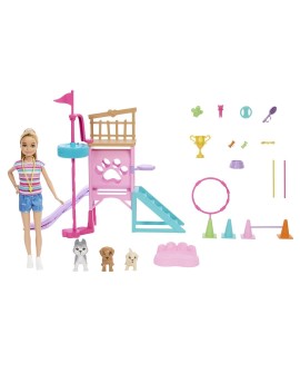 Barbie Plac zabaw piesków + Stacie Zestaw filmowy HRM10 MATTEL