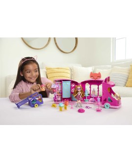 Enchantimals Mobilne studio mody Zestaw + lalka Kotek HPB34