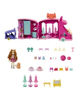 Enchantimals Mobilne studio mody Zestaw + lalka Kotek HPB34