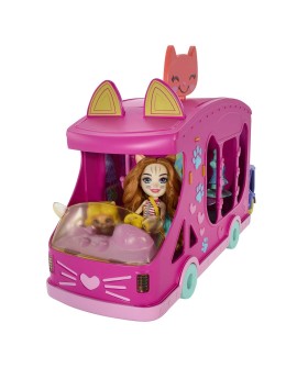 Enchantimals Mobilne studio mody Zestaw + lalka Kotek HPB34