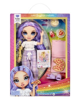 Rainbow High Junior High PJ Party Fashion Doll- Violet (Purple)