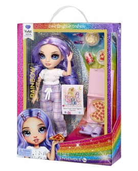 Rainbow High Junior High PJ Party Fashion Doll- Violet (Purple)