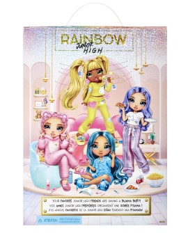 Rainbow High Junior High PJ Party Fashion Doll- Skyler (Blue)