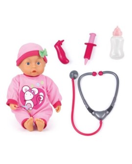 Bayer Lalka Doctor set Doktor 33cm zestaw 93378AA