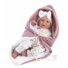 Lalka 74040 bobas Lala w r?owym beciku 42cm
