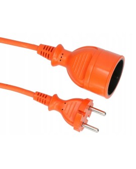 AWTOOLS PRZEDŁUŻACZ OGRODOWY JEDNOGNIAZDOWY 40m BEZ UZIEMIENIA / 2x1,0mm / 6A / 230V / 1500W