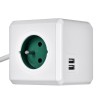 Przedłużacz allocacoc PowerCube Extended USB 2402GN/FREUPC (1,5m kolor zielony)