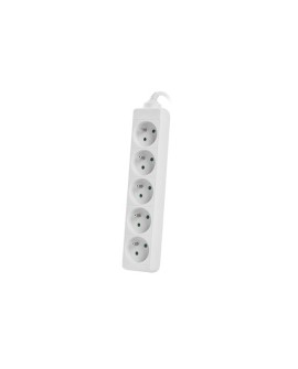 Przedłużacz Lanberg PS0-05E-0150-W (1,5m kolor biały)