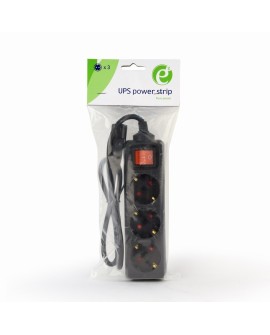 ENERGENIE LISTWA ZASILAJĄCA DO UPS C14, 3X SCHUKO, 16A, CABLE 0.6M