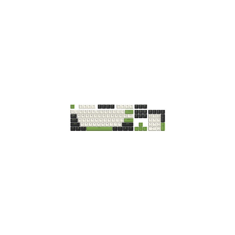 Marvo sada vyměnitelných kláves, PBT Keycap set KP-02 US, zielona, EOL