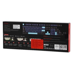 Marvo sada vyměnitelných kláves, PBT Keycap set KP-02 US, zielona, EOL