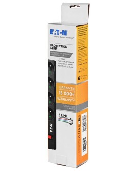 Listwa przeciwprzepięciowa EATON PS4F (4 x UTE 10 A kolor czarny)
