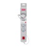 Listwa przeciwprzepięciowa Activejet 5gn/3m/cz (10A 2300W) 3m kolor szary