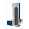 Gembird TSL-PS-F4U-01 inteligentna listwa zasilająca 4 x gniazdo sieciowe Typu F 1,5 m 3 3680 W Czarny