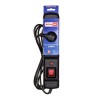 Listwa przeciwprzepięciowa Activejet COMBO 3gn/1,5m/cz (10A 2300W) 1,5m kolor czarny