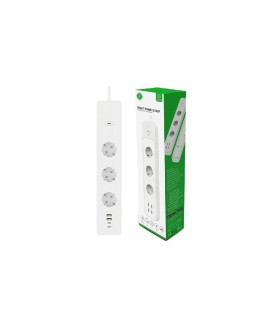 WOOX R6132 inteligentna listwa zasilająca 3 x gniazdo sieciowe Type F (CEE 7/4) 1,5 m 4 3680 W Biały