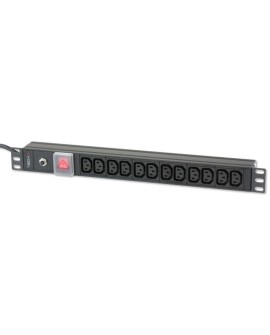 TECHLY LISTWA ZASILAJĄCA RACK 1U 12X GNIAZDO C13 WTYK C20 DO UPS I-CASE STRIP-12C