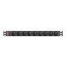 Listwa RACK Lanberg PDU-09E-0300-BK (7 x UTE 16 A (3680 W) 3m kolor czarny)