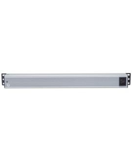 Intellinet 163613 rozdzielacz zasilania PDU 8 x gniazdo sieciowe 1U Czarny, Srebrny